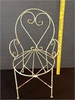 Vintage Childs Metal Patio Chair