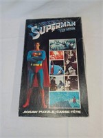 Vintage Superman puzzle. We put it together and