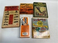 Assorted books including Sears and roebuck and