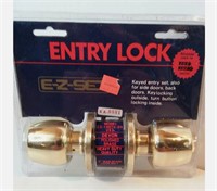 EZSET Entry Keylock Brass Finish CS-100TU