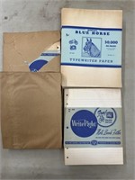 Blue Horse Typewriter Paper and WriteRight Note