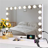 Hansong Hollywood Mirror with Lights and Outlet