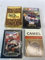 3 Sets of Playing Cards and Several Race