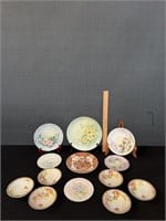 Lot of Hand Painted Bowls & Plates