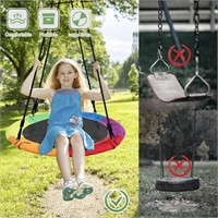Tree Swings for Kids Outdoor , 40 Inch Diameter