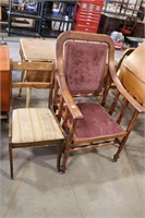 2 UPHOLSTERED CHAIRS