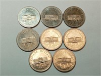 UNC (8) 1973 Prince Edward Island Canada $1 coins