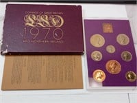 Uncirculated 1970 coinage of Great Britain and