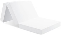 YUGYVOB Foldable Mattress - 75" x 25" x 4" - White