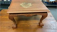 Wood Carved Foot Stool