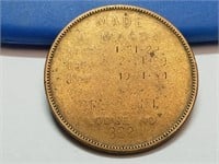 OF) Vintage "Made a Mason" Masonic token