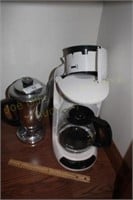 Electric Peculator & Mr. Coffee Maker