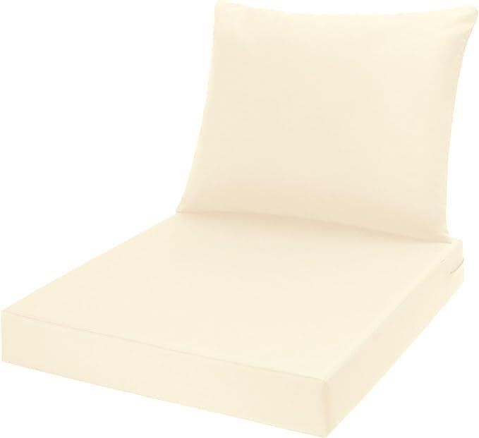 Set of 3 Outdoor Seat & Back Cushions