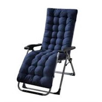 Padded Zero Gravity Chair - Grey Cushion/Beige