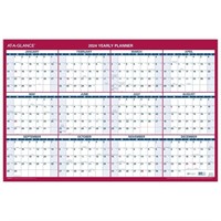 AT-A-GLANCE 2024 Wall Calendar, Monthly Planner,