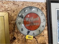 Willard Batteries Clock