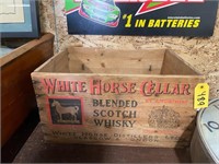White Horse Cellar Wood Crate