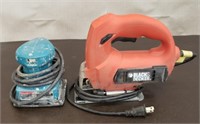 Box with Makita Sander and a B&D Jig Saw