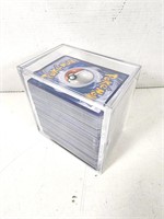 LIKE New Assorted Pokemon Cards w/Plastic Case