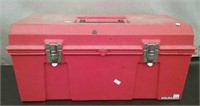 Akro-Mils Red Plastic Toolbox