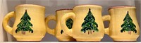 Vintage Christmas mugs signed