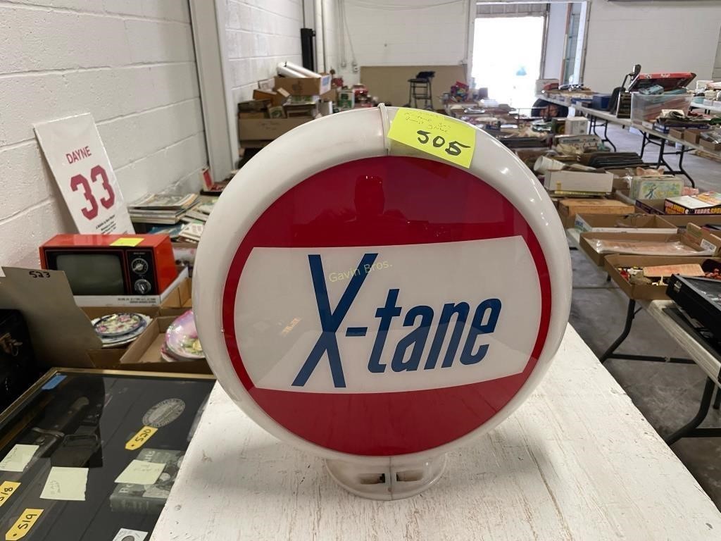 Original X Tane Gas Pump Globe
