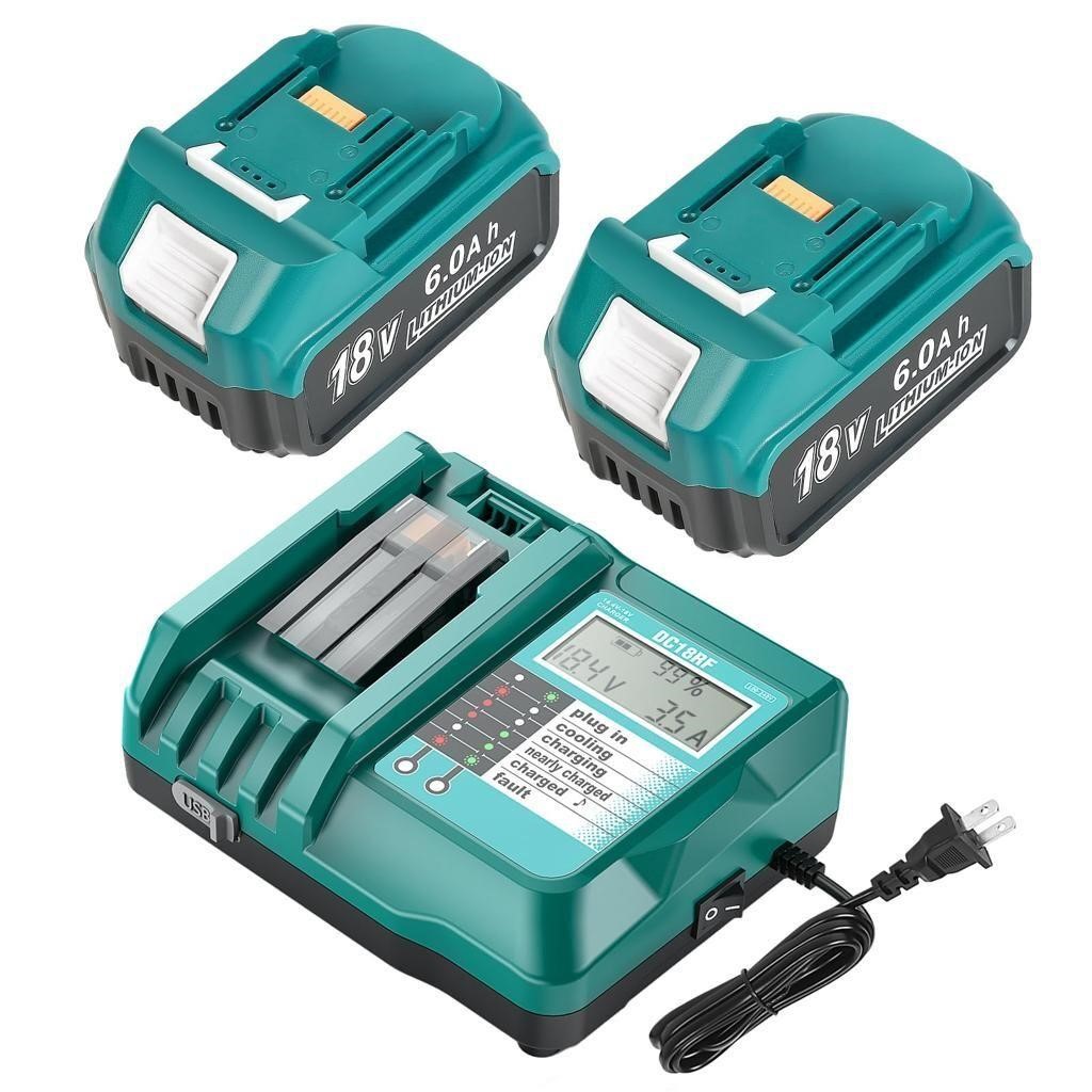 18V 6.0Ah Battery and Charger for Makita,New