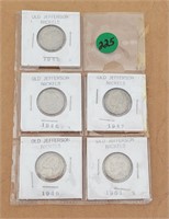 Old Jefferson Nickels