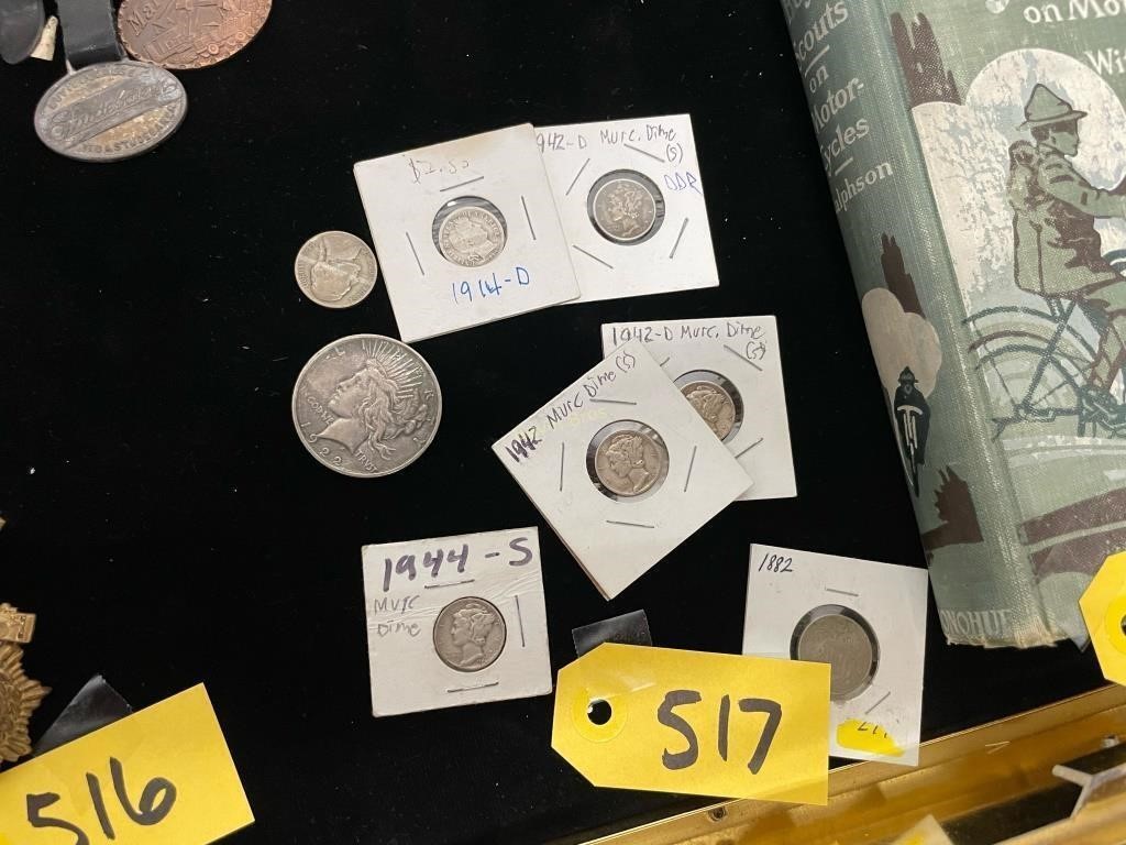 US Silver Coins 1922 Peace Dollar