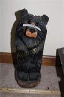 14” Wooden Carved Bear
