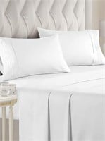 King Size 4 Piece Sheet Set - Comfy Breathable &