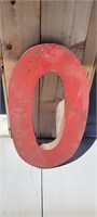 3 Foot Metal Letter (O)