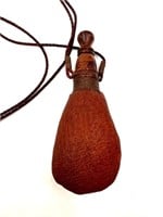 Leather Round Ball Flask