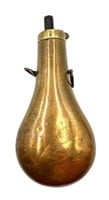 Brass Militia Powder Flask