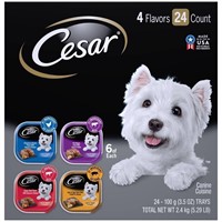 Cesar Loaf and Topper in Sauce Wet Dog Food