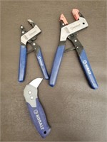 Pair of Cobalt Magnum Grip Pliers & Scoring Tool