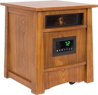 Deluxe Wood Cabinet Heater & Remote