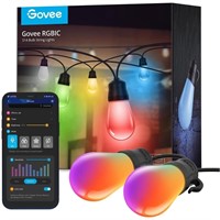 Govee Outdoor String Lights H7015 with 15