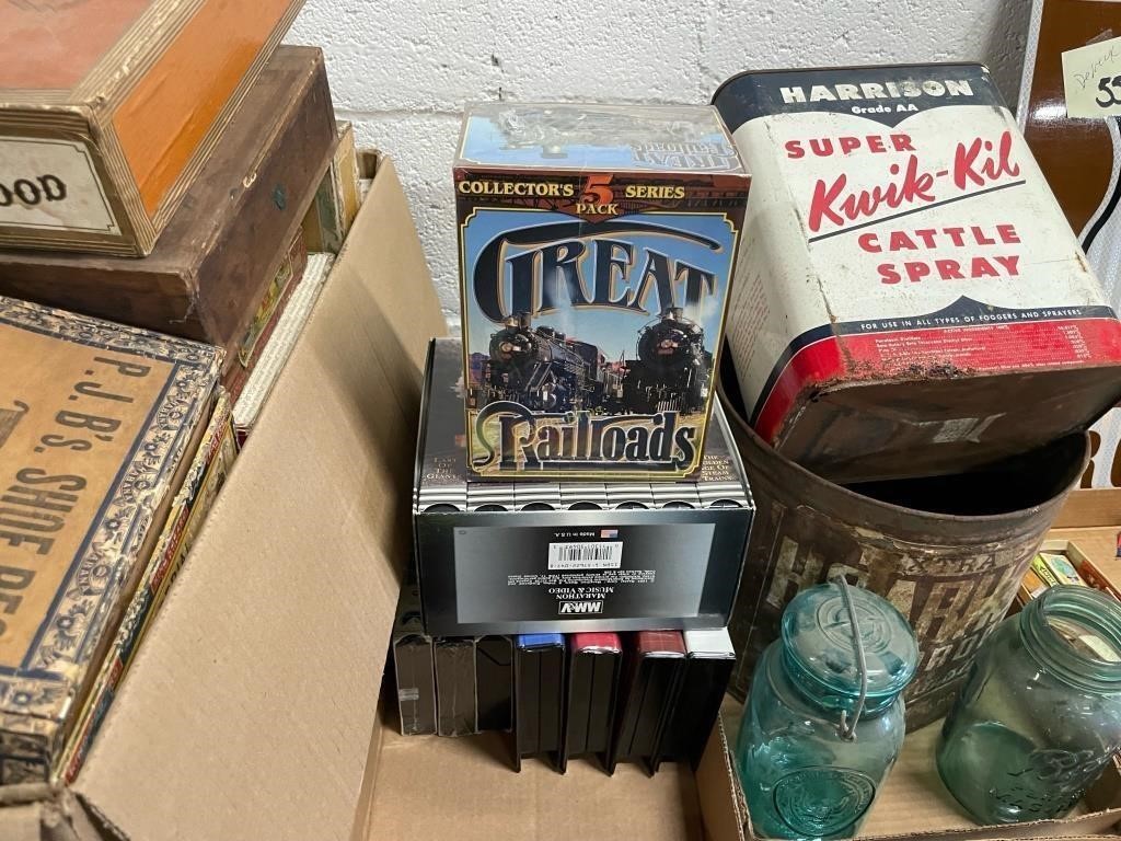 Rail Road VHS Tapes