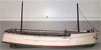 "Ranger" 2 Masted Boat Mdl complete w/2 lifeboats