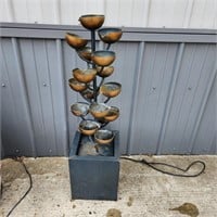 Fountain 18 tier Gray and copper color 38 in tall