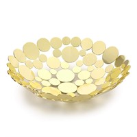 OwnMy Metal Fruit Bowl Basket Creative Table