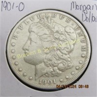 US 1901-0 MORGAN SILVER DOLLAR.