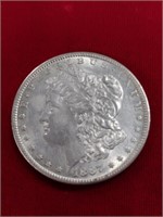 1887 S Morgan Dollar Coin AU