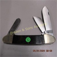 NEW FROST 3 BLADED 8" FOLDING POCKET KNIFE.