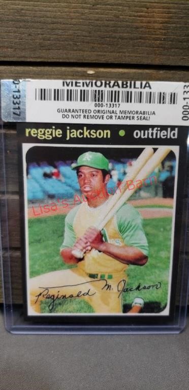 1971 Topps Reggie Jackson Baseball Card