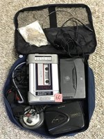 Lot of Portable Cassette Players