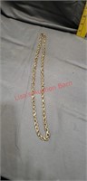 10 K Marked 13 Inches Long Chain Has A Great