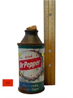 Vintage Dr. Pepper Cone Top Can
