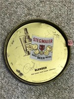 Stegmaier Metal Beer Tray (12"D)